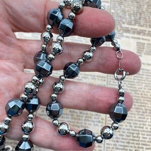 IPS Hemitite Faceted Beads Necklace